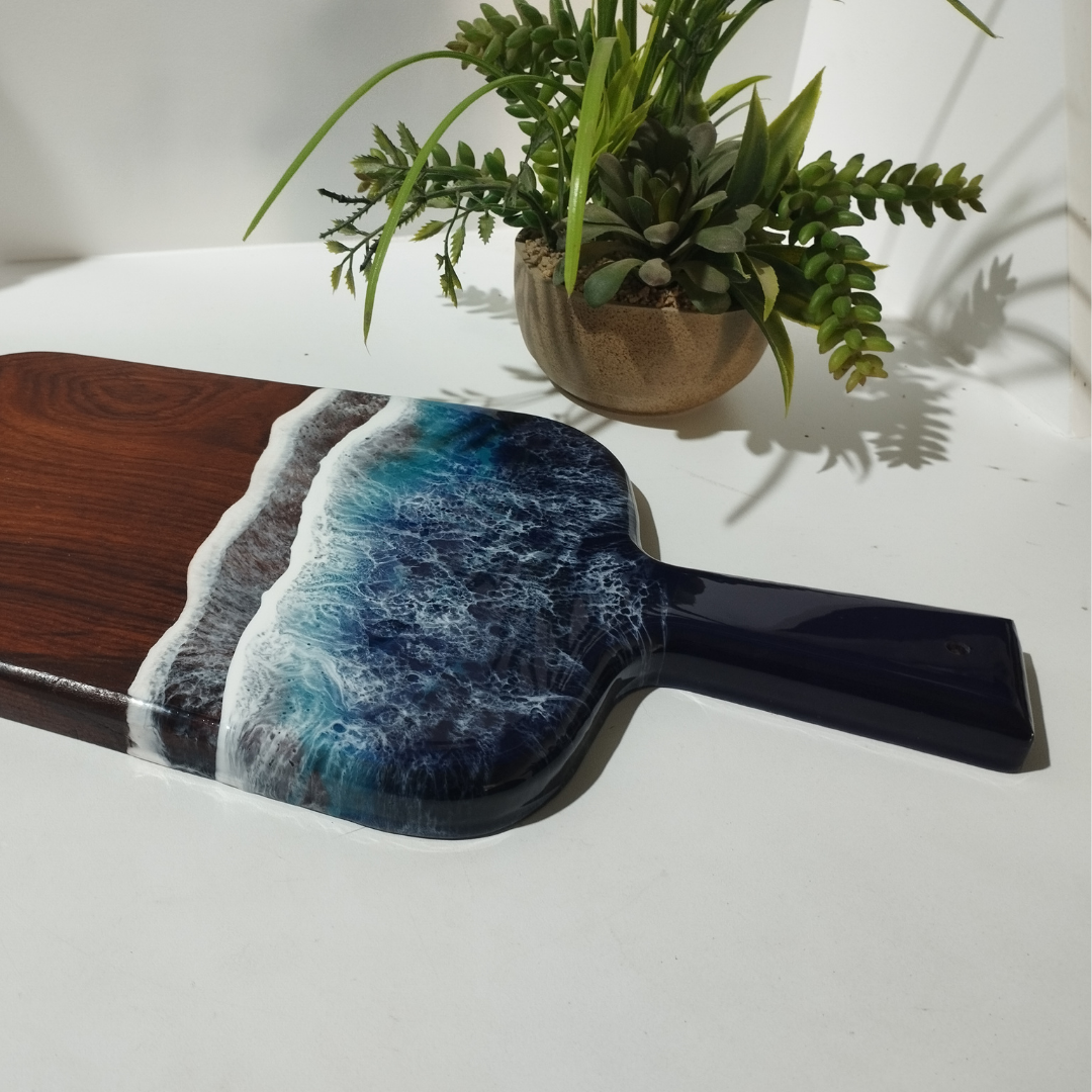 Epoxy Ocean Cutting Board