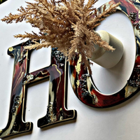 Tropical Paradise Geode Resin Letters thumbnail