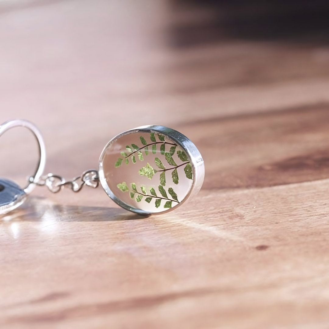 Botanical Resin Keyring