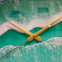 Shore line Epoxy Resin Clock thumbnail