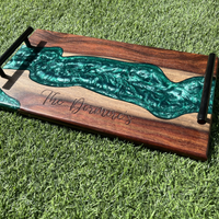 Live Edge Epoxy Charcuterie  Board thumbnail