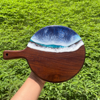 Ocean Wave Personalize Epoxy Cutting Board thumbnail