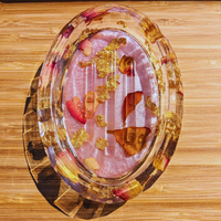 Dried Rose Petal Resin Soap Dish thumbnail