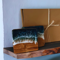 Ocean Drift Epoxy Coasters thumbnail