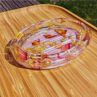 Dried Rose Petal Resin Soap Dish thumbnail