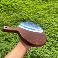 Ocean Wave Personalize Epoxy Cutting Board thumbnail