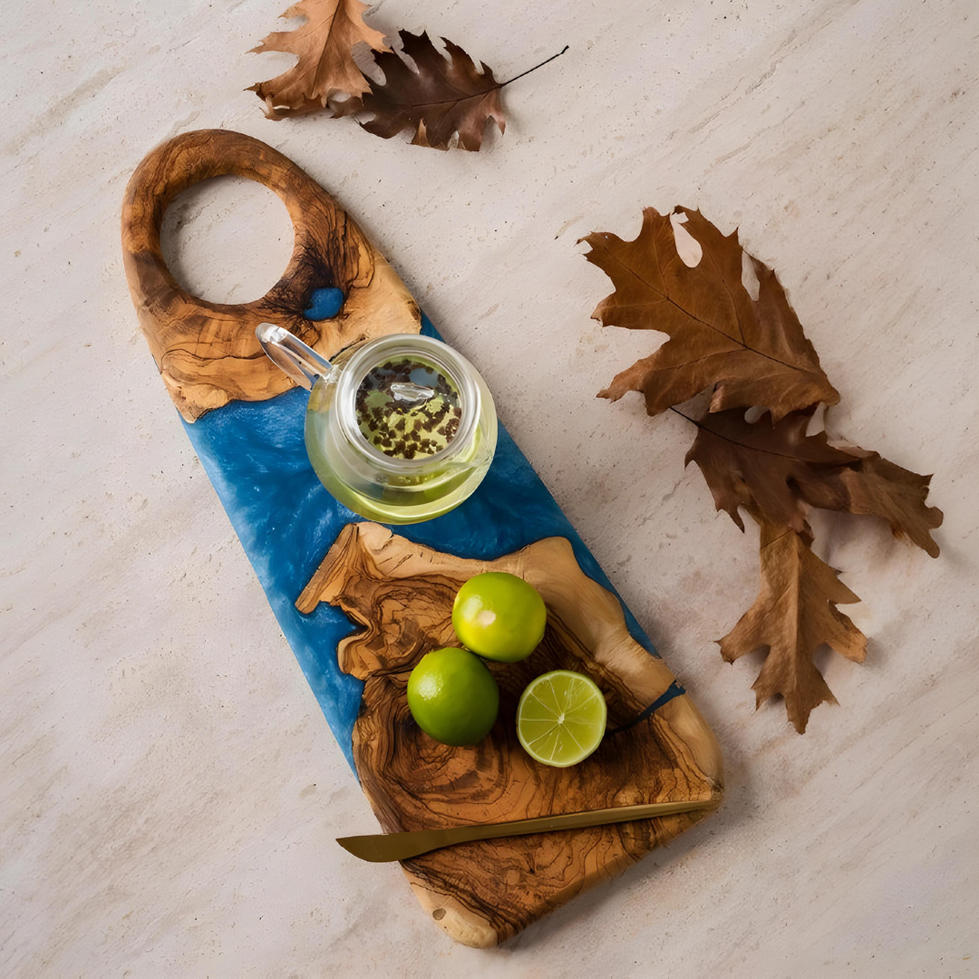 Olive Wood Epoxy Serving Boards