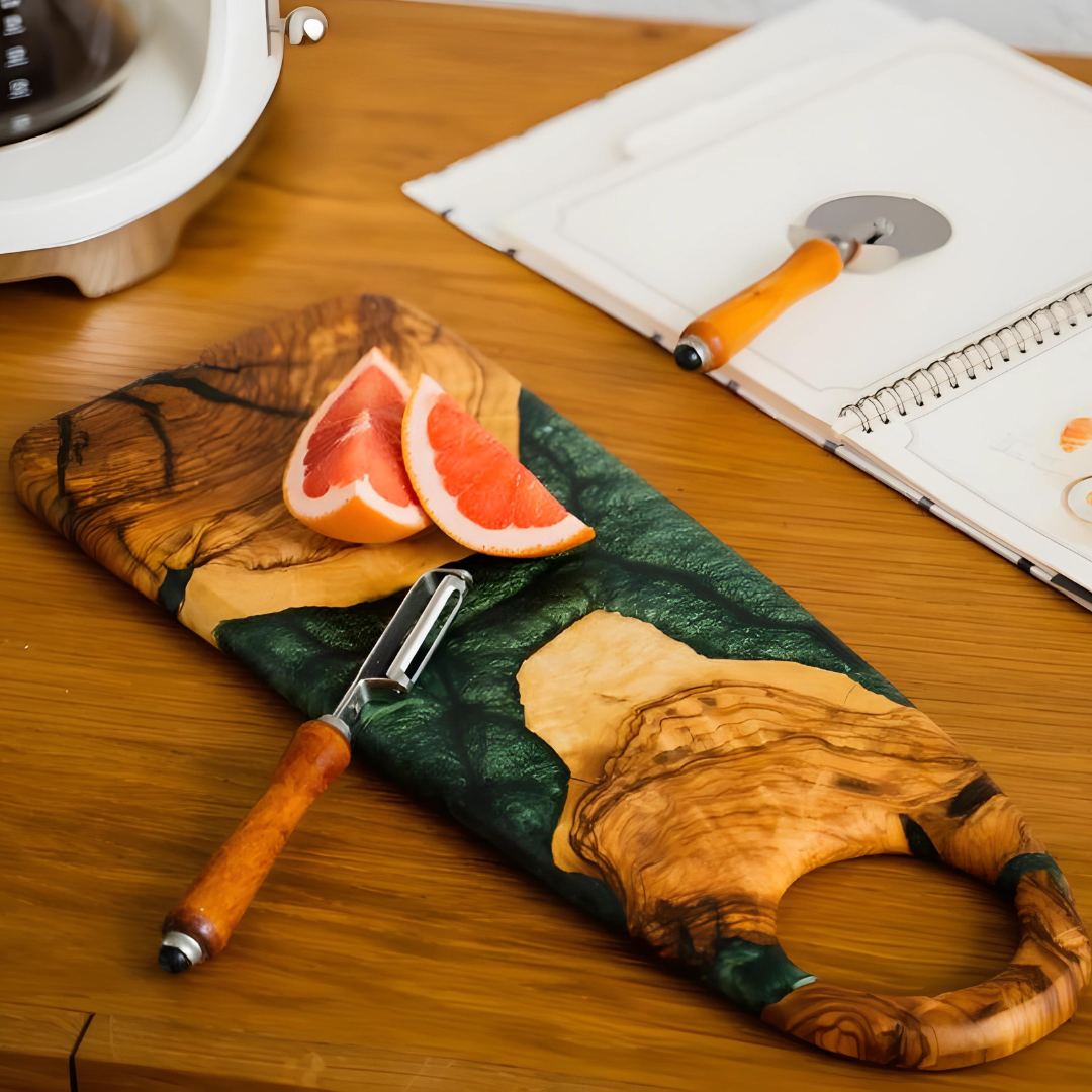 Olive Wood Epoxy Serving Boards