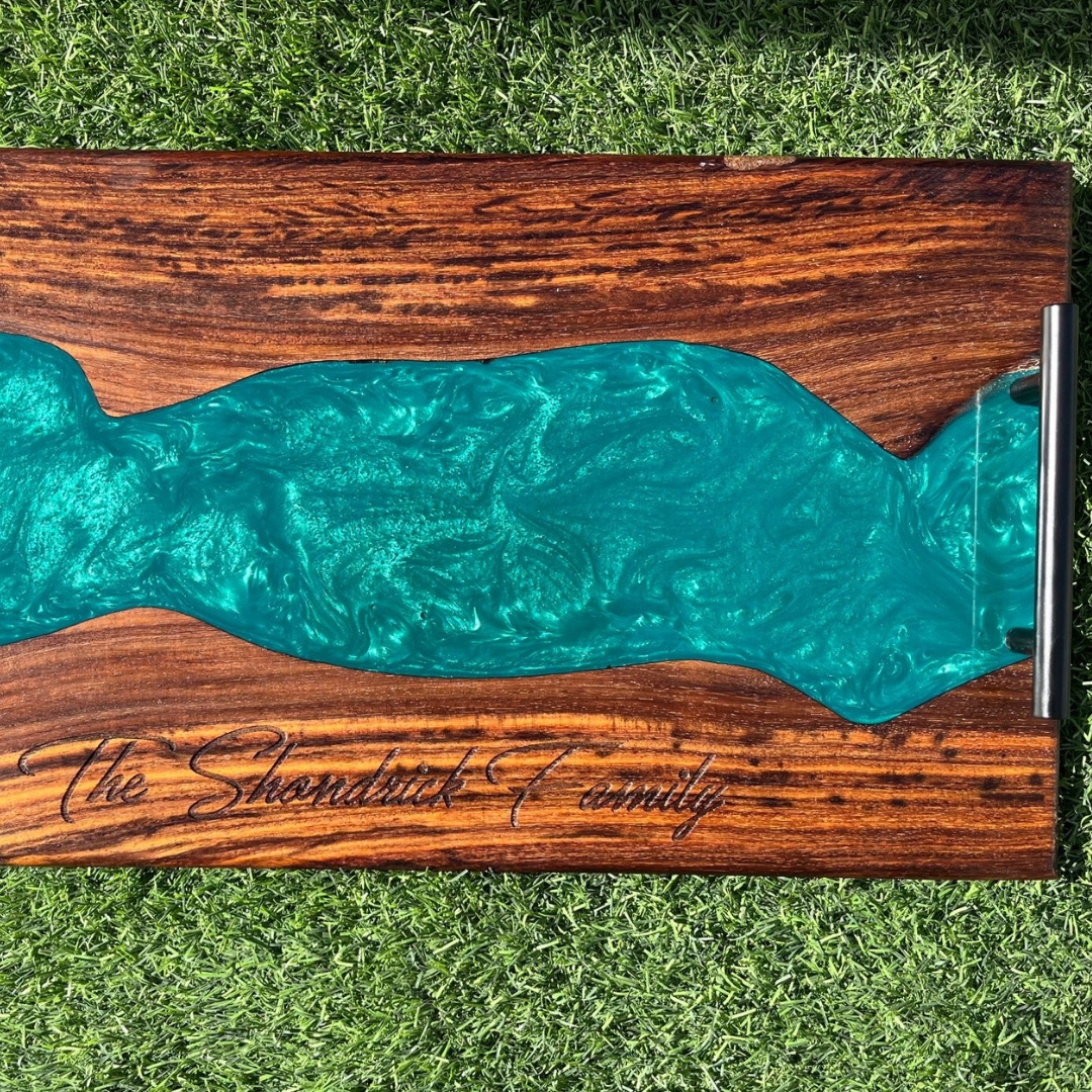 Olive Wood Epoxy Serving Tray