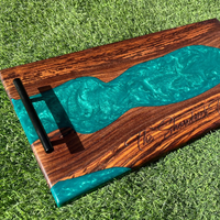 Olive Wood Epoxy Serving Tray thumbnail