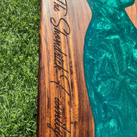 Olive Wood Epoxy Serving Tray thumbnail