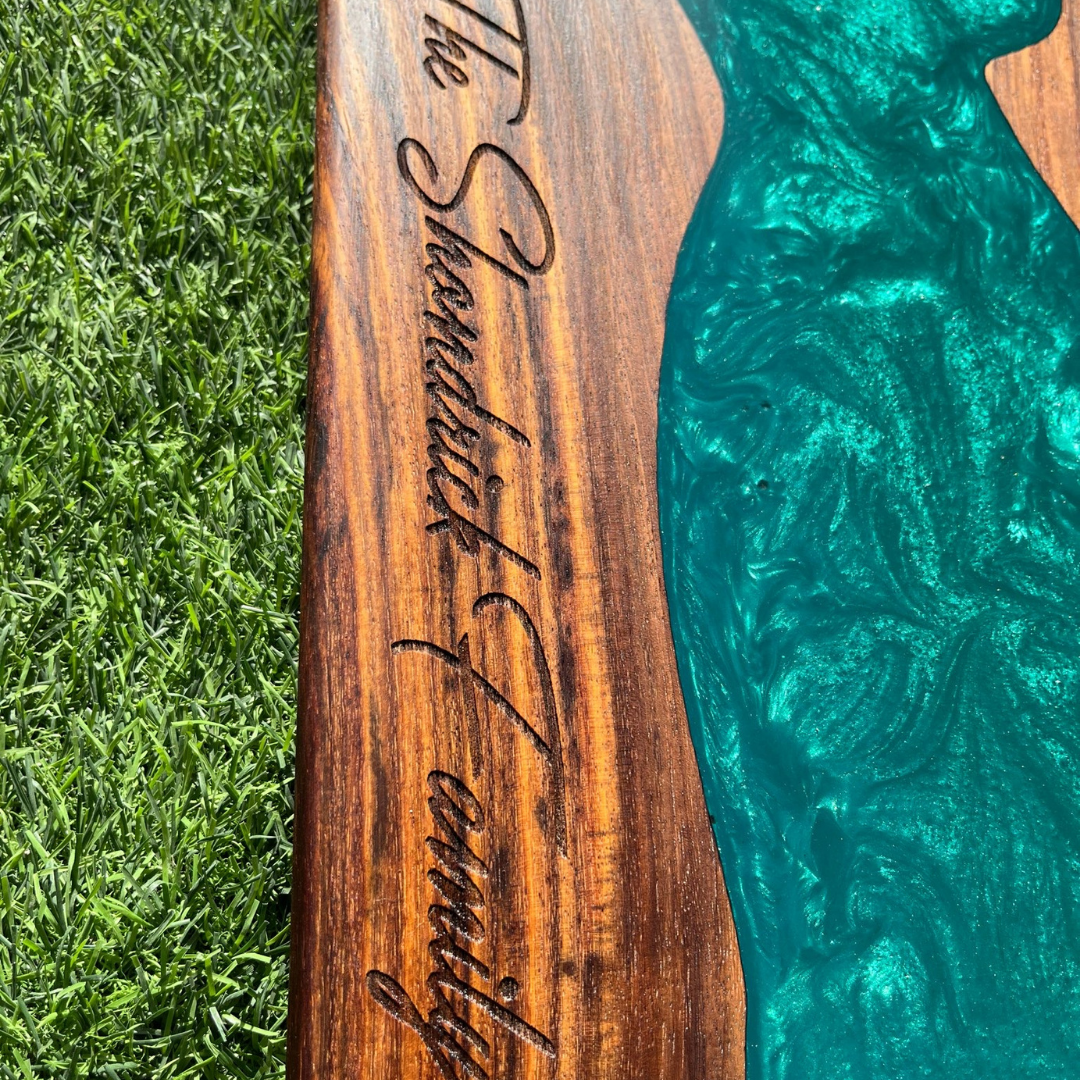 Olive Wood Epoxy Serving Tray