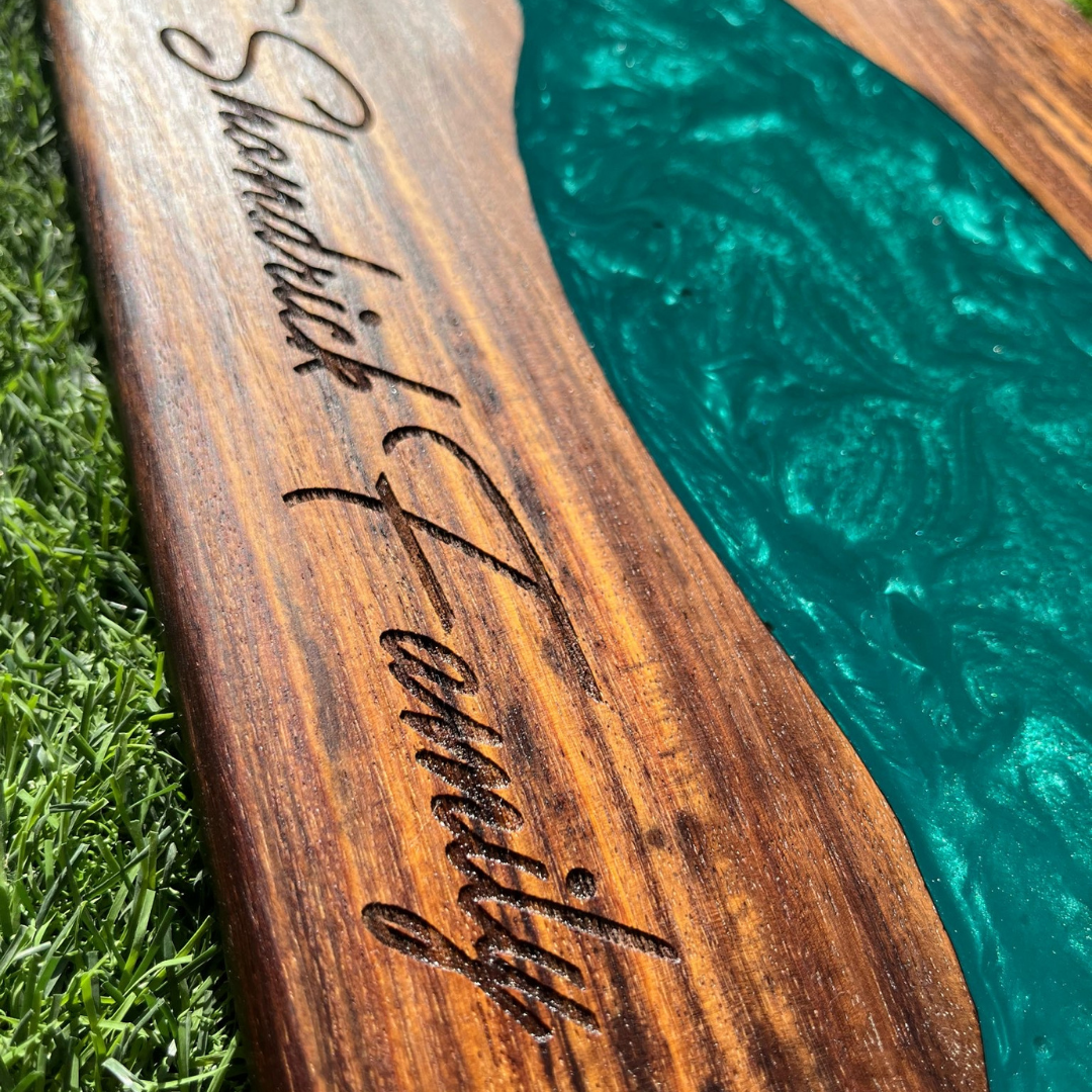 Olive Wood Epoxy Serving Tray