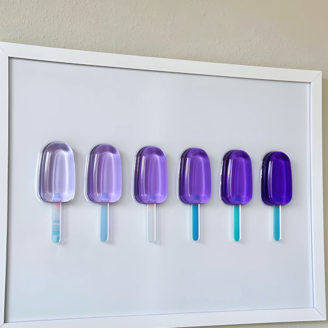 Custom PURPLE Resin Popsicle