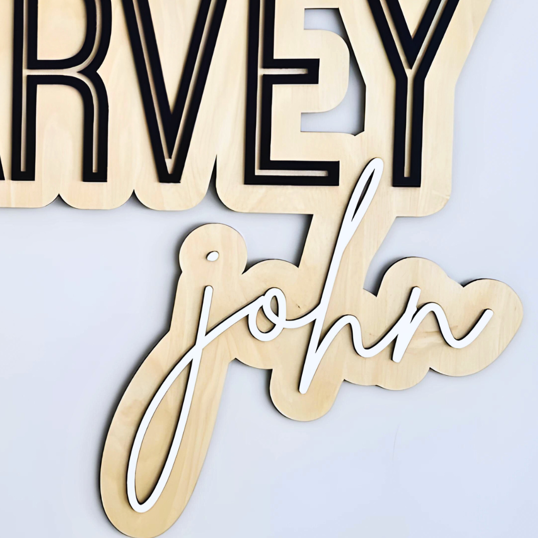 Bubble Name Sign Crafts