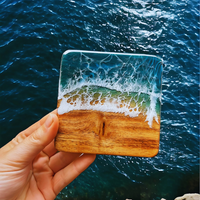 Ocean Drift Epoxy Coasters thumbnail
