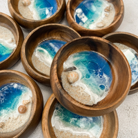 Ocean Dream Resin Wood Bowl thumbnail