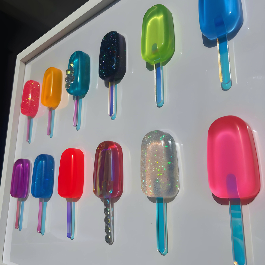 Resin Popsicle Wall Art