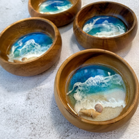 Ocean Dream Resin Wood Bowl thumbnail