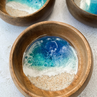 Ocean Dream Resin Wood Bowl thumbnail