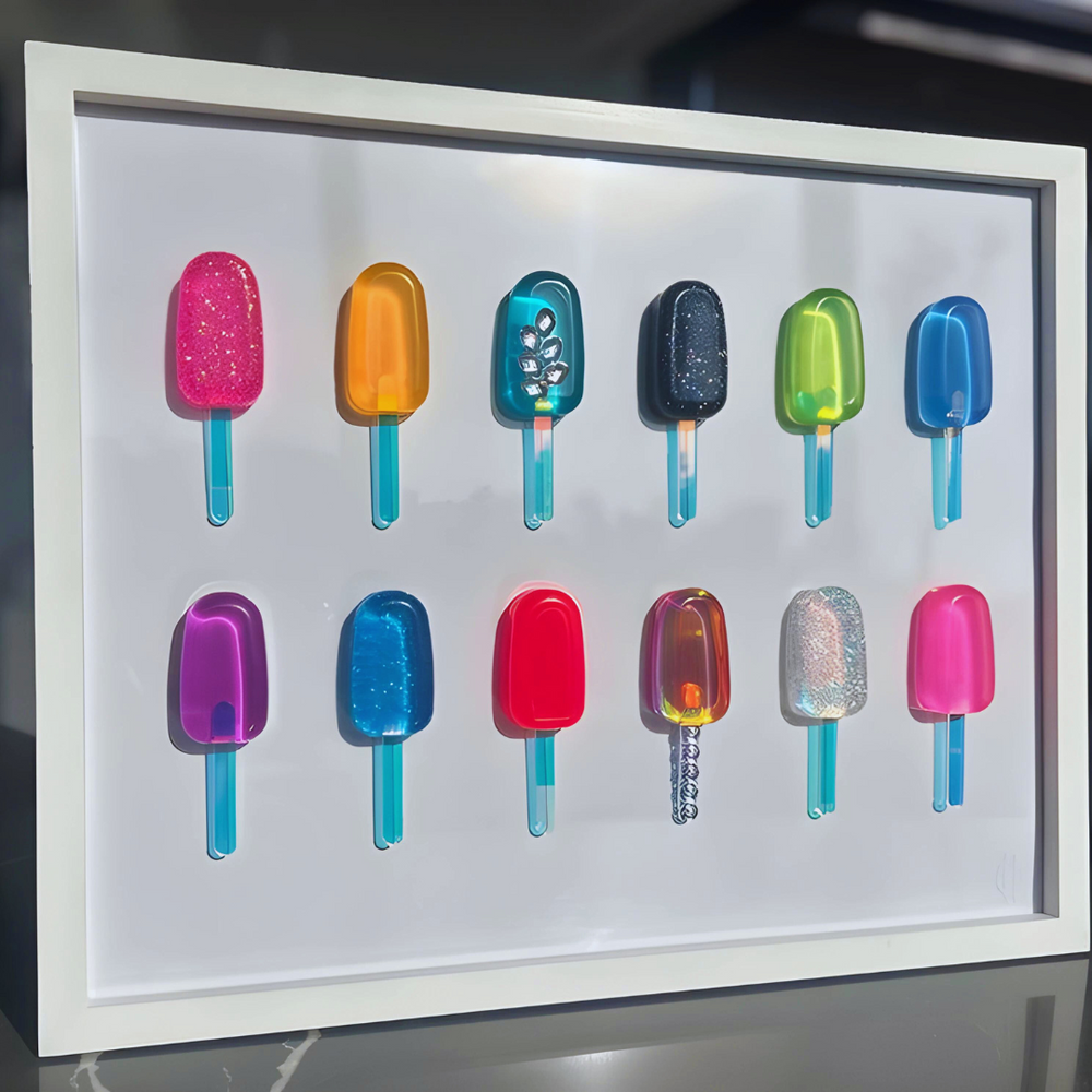 Resin Popsicle Wall Art