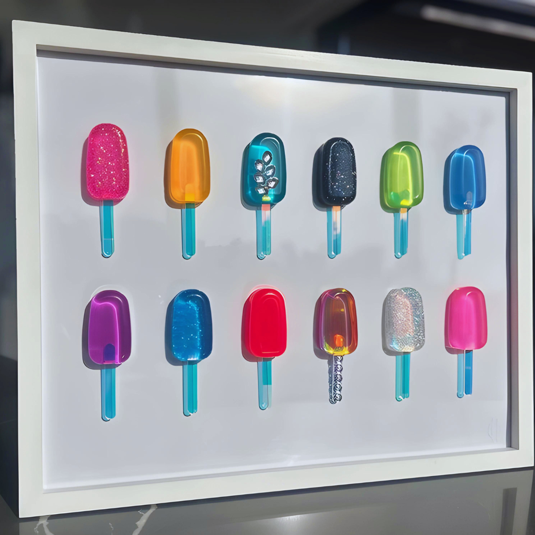 Resin Popsicle Wall Art