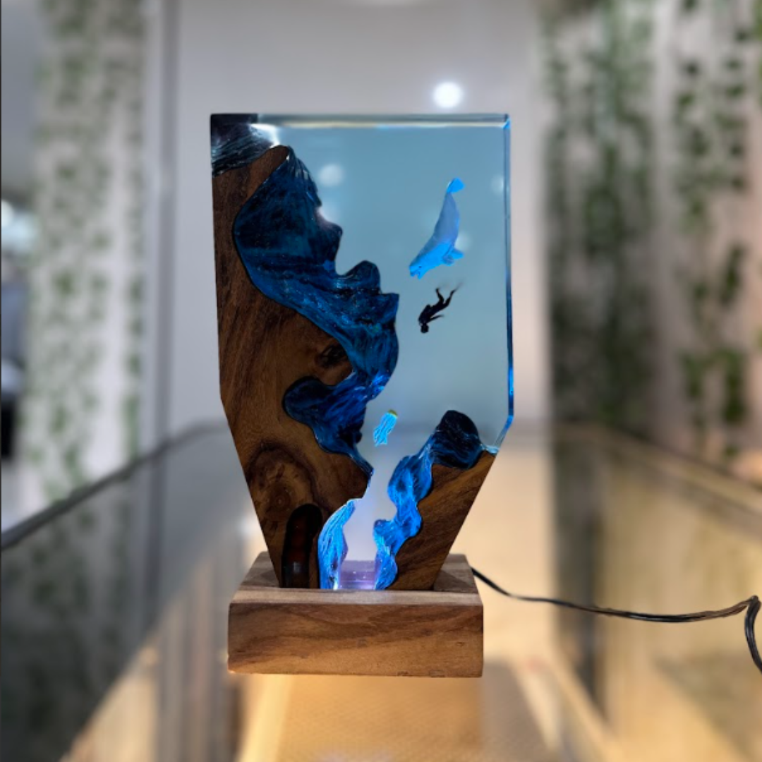 Scuba Epoxy Night Light