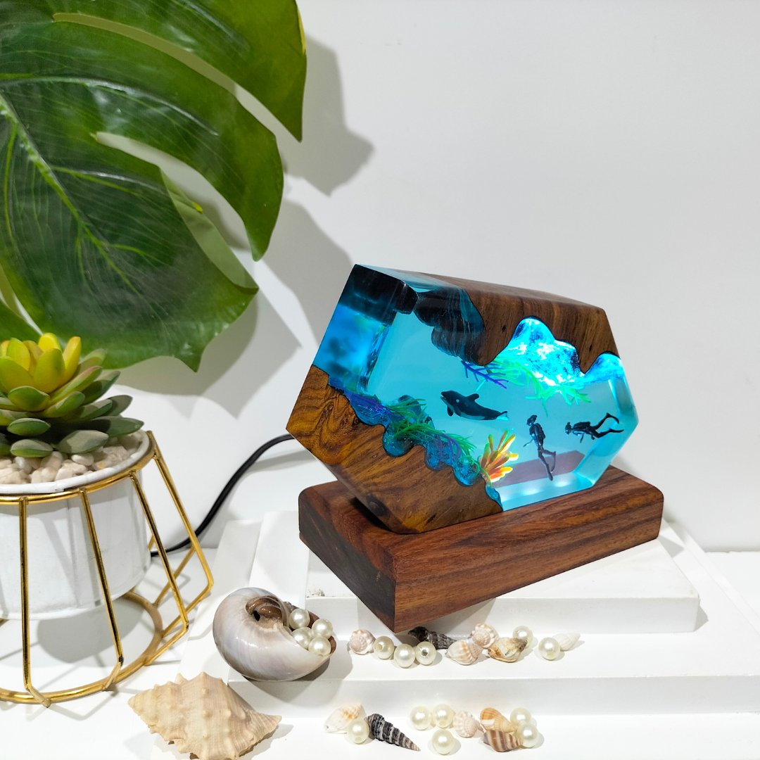 Deep Sea Epoxy Night Light