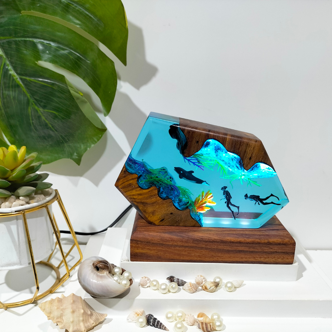 Deep Sea Epoxy Night Light