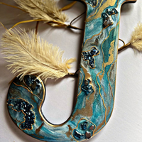 Tropical Paradise Geode Resin Letters thumbnail