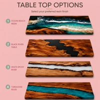 Live Edge Epoxy Ocean Table thumbnail