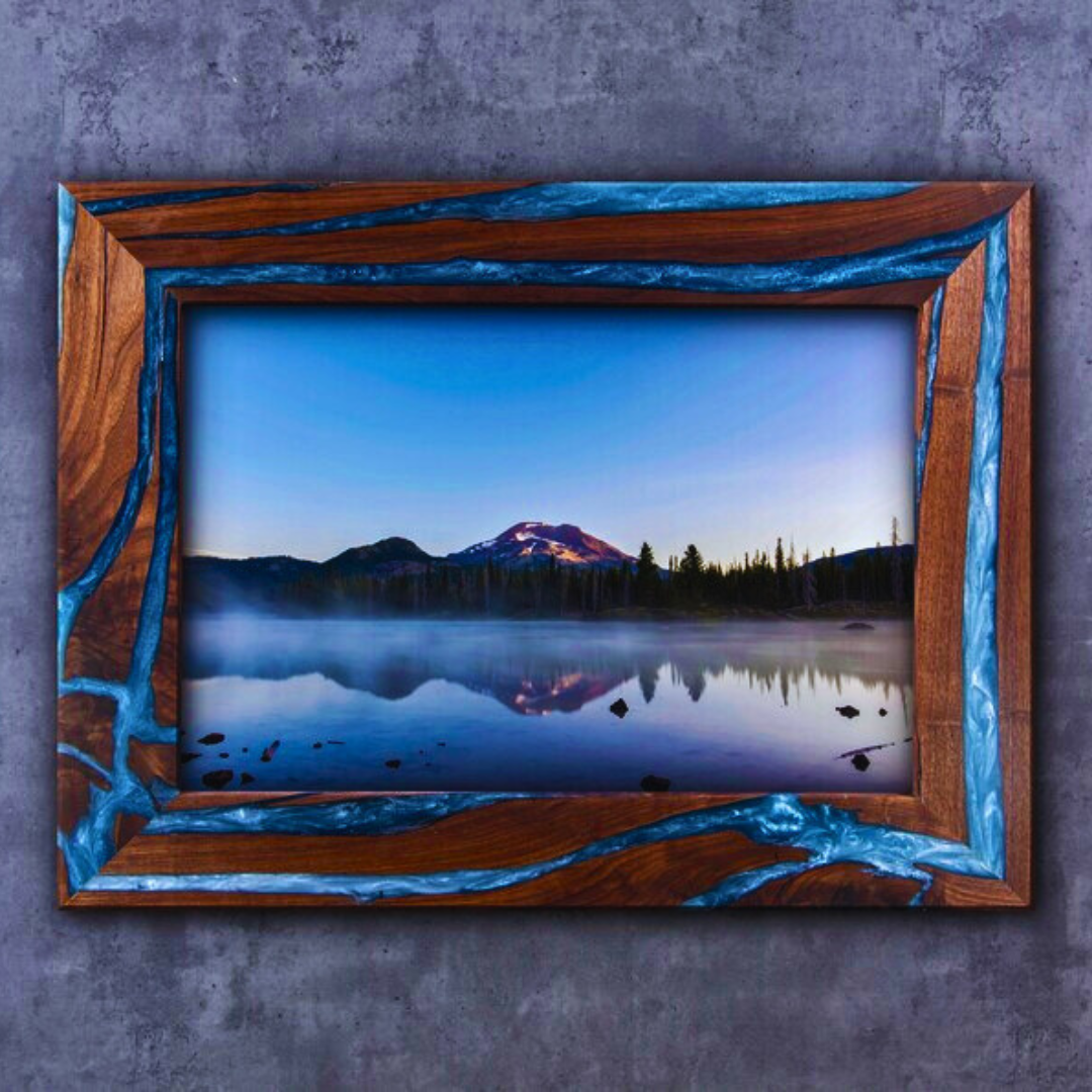 Vacation Memory Wood&Epoxy Photo Frame
