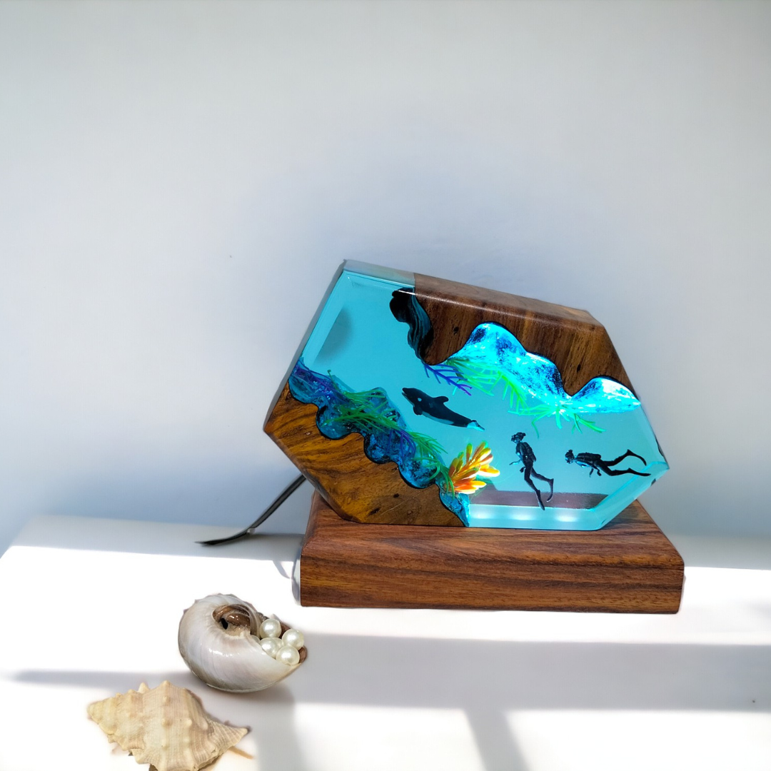 Deep Sea Epoxy Night Light
