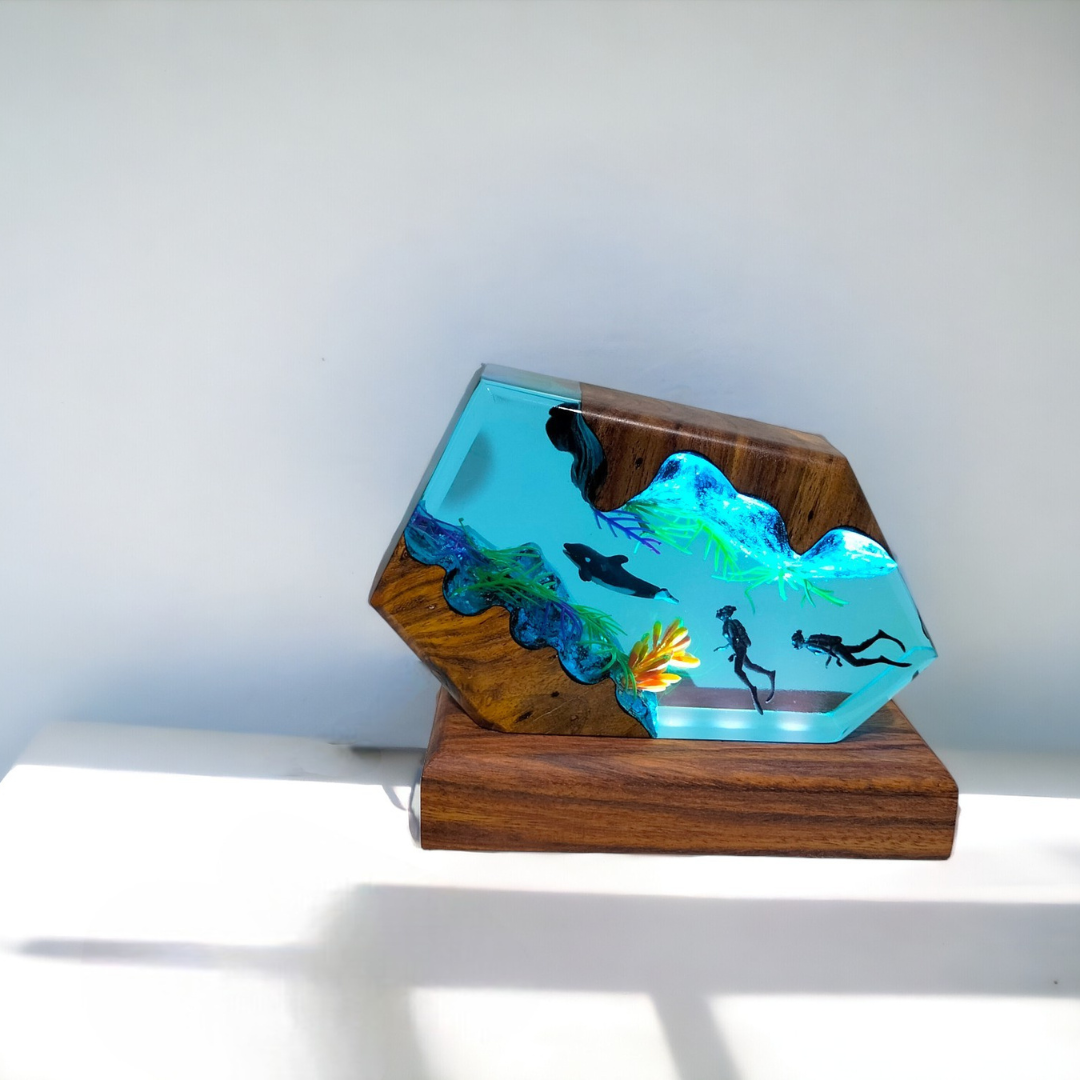 Deep Sea Epoxy Night Light