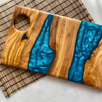 Engraved Wood Resin Cheese Board thumbnail