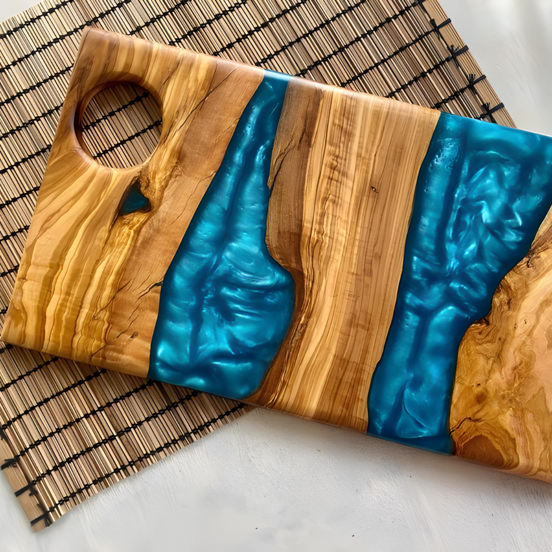 Engraved Wood Resin Cheese Board