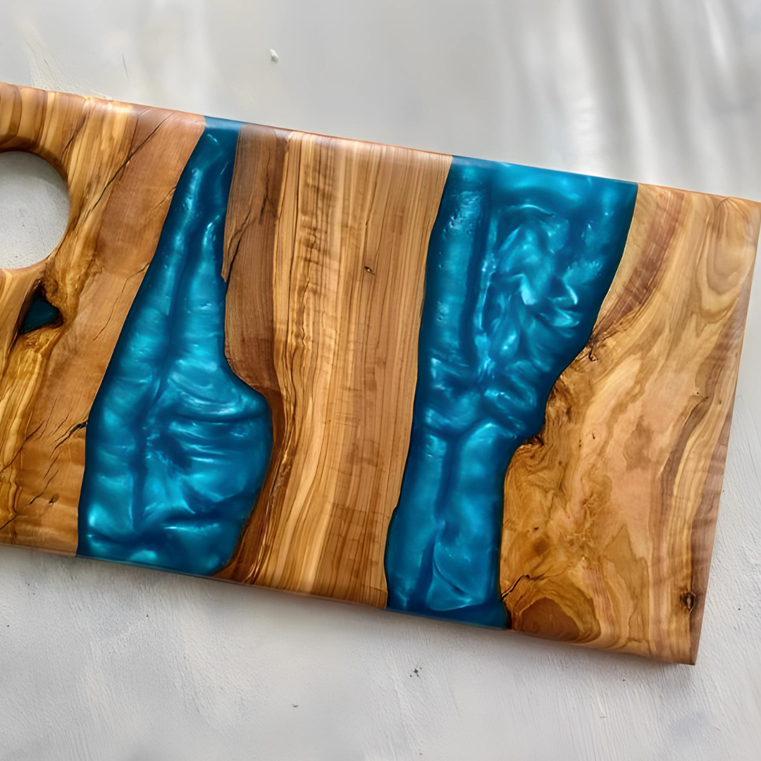 Engraved Wood Resin Cheese Board