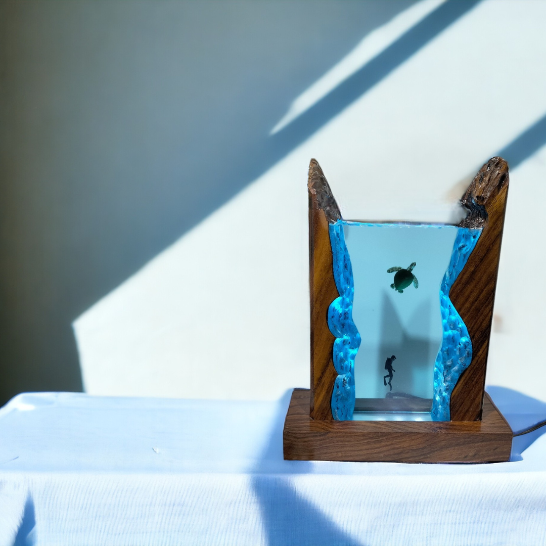 Epoxy Resin Art Custom Lamp
