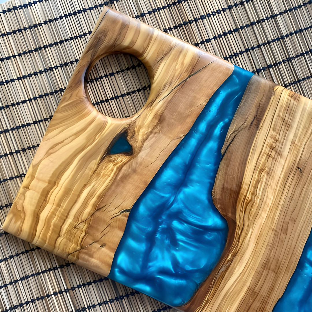 Engraved Wood Resin Cheese Board