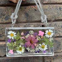 Crystal Floral Epoxy Clutch thumbnail