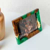 Wood&Resin Picture Frame TEMPO – Olive Green thumbnail