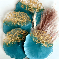 Epoxy Geode Resin Coasters thumbnail