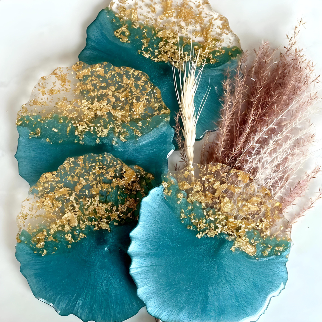Epoxy Geode Resin Coasters