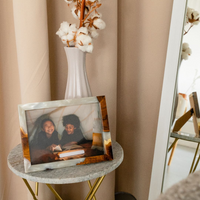 Olive Platinum Epoxy Resin Photo Frame thumbnail