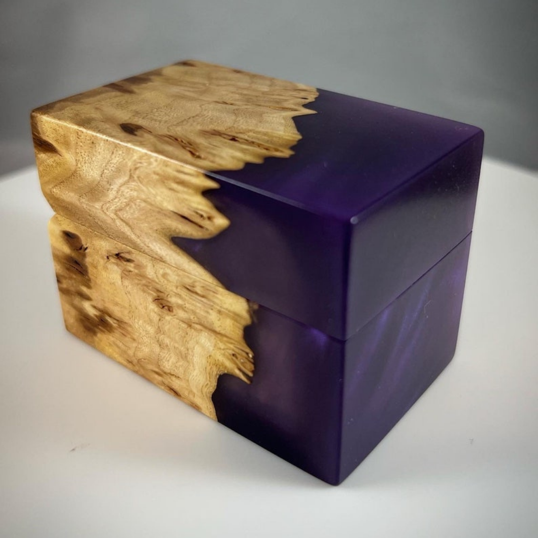 Prismatic Colors Epoxy Ring Box