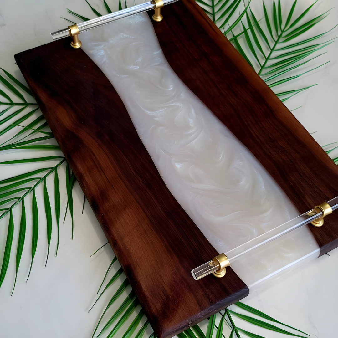 Olive Wood Epoxy Serving Tray
