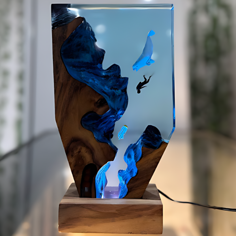 Scuba Epoxy Night Light