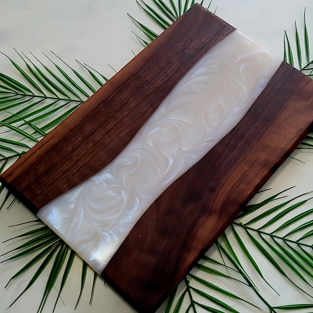 Olive Wood Epoxy Serving Tray