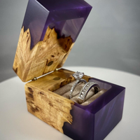 Prismatic Colors Epoxy Ring Box thumbnail