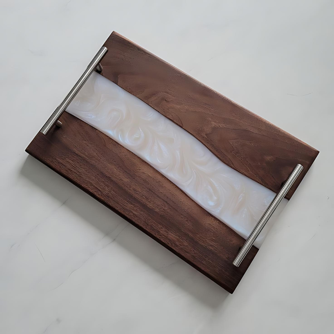 Olive Wood Epoxy Serving Tray